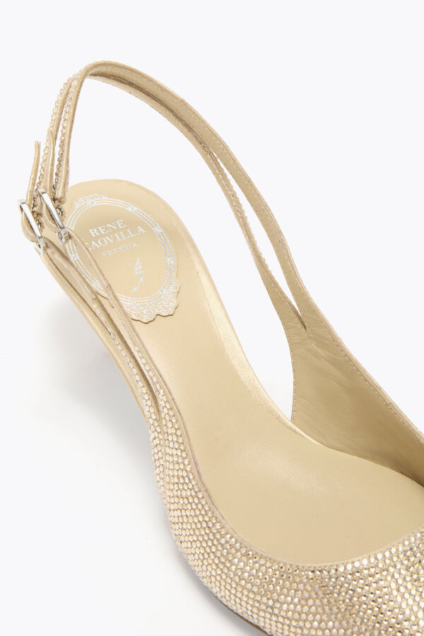 jeweled olivia gold slingback 50 rene caovilla