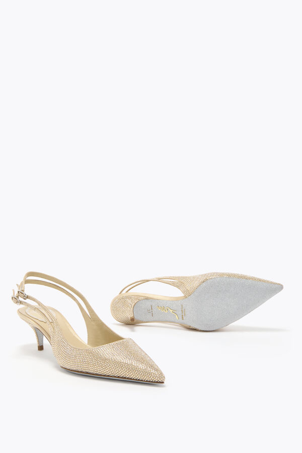 jeweled olivia gold slingback 50 rene caovilla