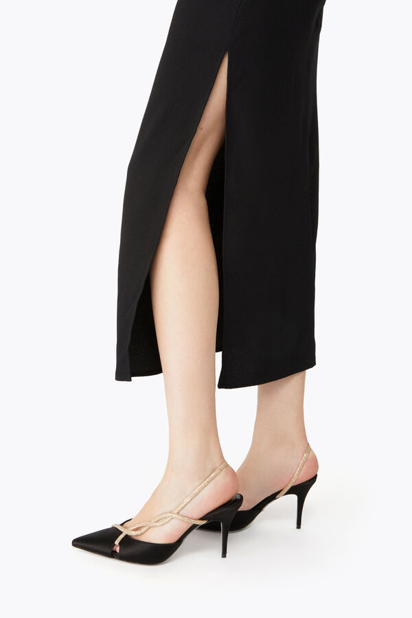 jeweled braid black and gold slingback 80 rene caovilla