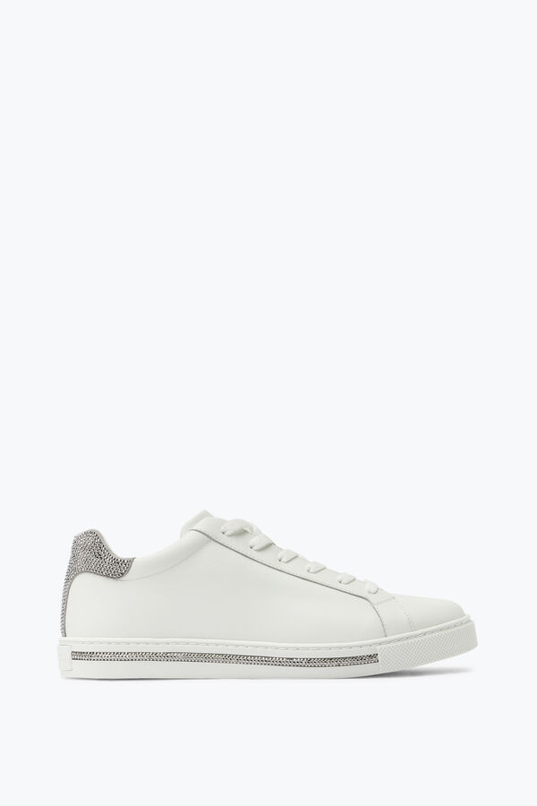 jeweled xtra white and silver sneaker 15 rene caovilla
