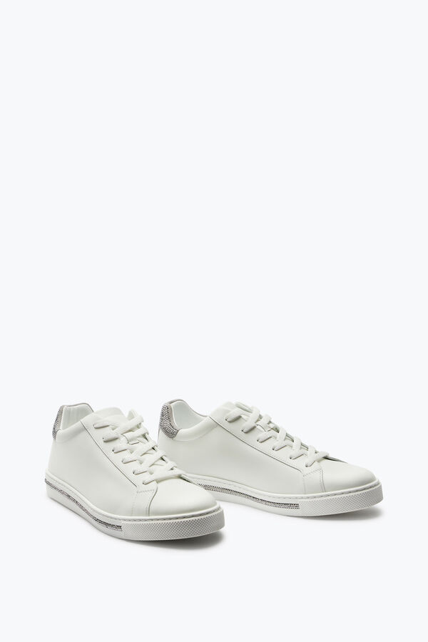 jeweled xtra white and silver sneaker 15 rene caovilla