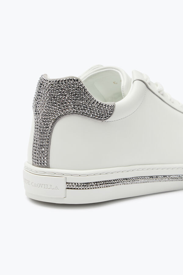 jeweled xtra white and silver sneaker 15 rene caovilla