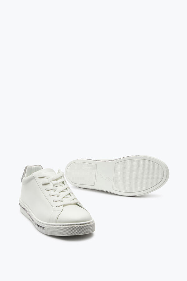 jeweled xtra white and silver sneaker 15 rene caovilla
