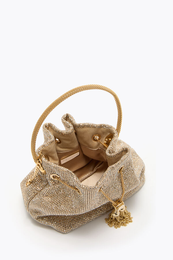 jeweled deva gold mini bag rene caovilla
