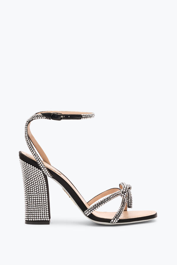 jeweled nicole black sandal 105 rene caovilla